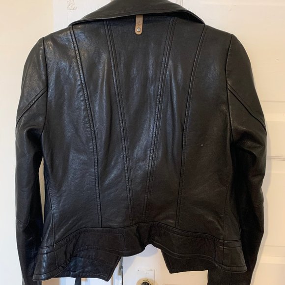 Mackage Kenya Black Leather Jacket - Picture 6 of 6